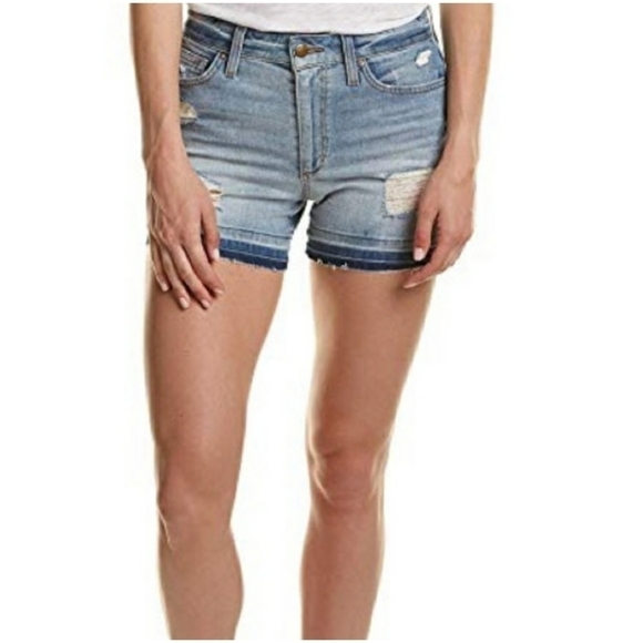 NEW Joe's Jeans Distroyed Medium Wash Shorts - Picture 1 of 6